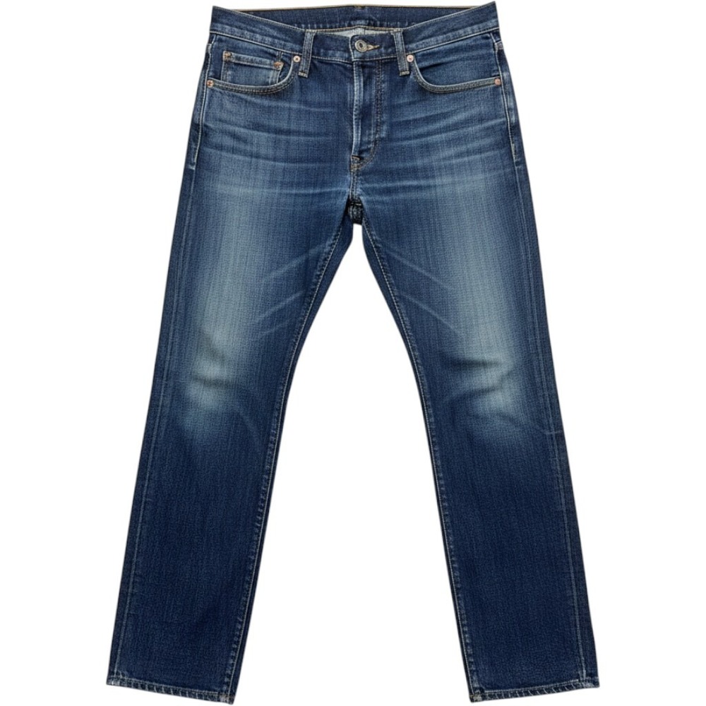 Rag & Bone Standard Issue Slim Leg Jeans Vintage Wash Blue Size 32 M1223K510CVV